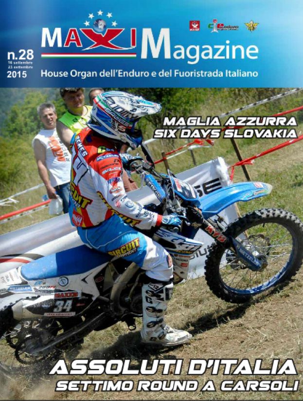 ENDURO,ASSOLUTI D'ITALIA:SETTIMO ROUND A CARSOLI