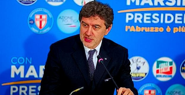 Il Governatore D'Abruzzo Marco Marsilio