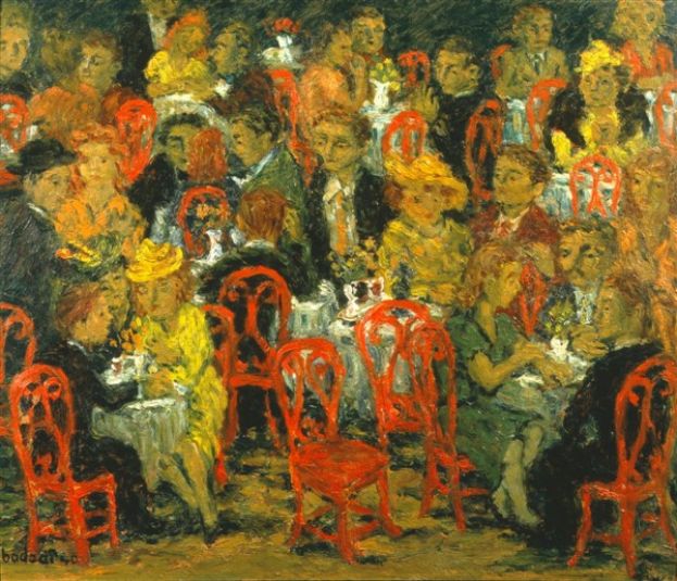 ESTETICA DELLA DEFORMAZIONE_Galleria_dArte_Moderna_BADODI_ARNALDO,CAFFE',1940,OLIO_SU_COMPENSATO,cm.48x58 Photo Studio Vandrasch © Courtesy