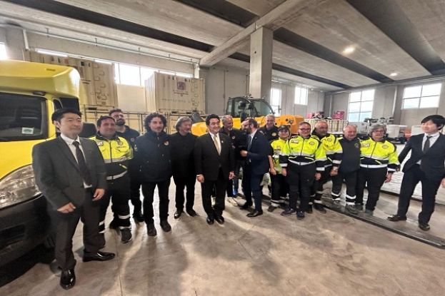 Incontro del Ministro Giapponese con la protezione civile