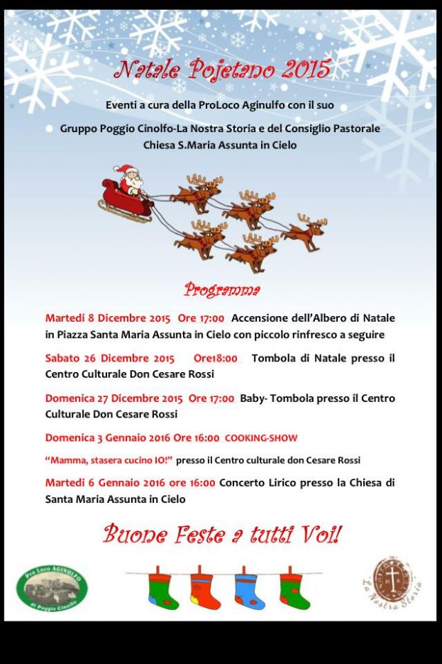 POGGIO CINOLFO,"NATALE POJETANO 2015"