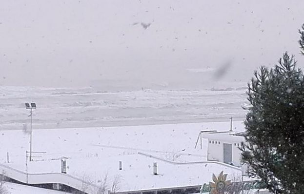 ABRUZZO,NEVE SULLA COSTA : STOP SCUOLE IN MOLTI COMUNI