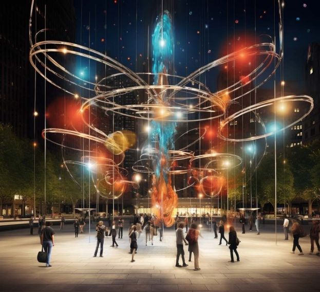 Futurome_Dettaglio Città Futuristica_immagine creata da AI SprixarAS_FutuRome