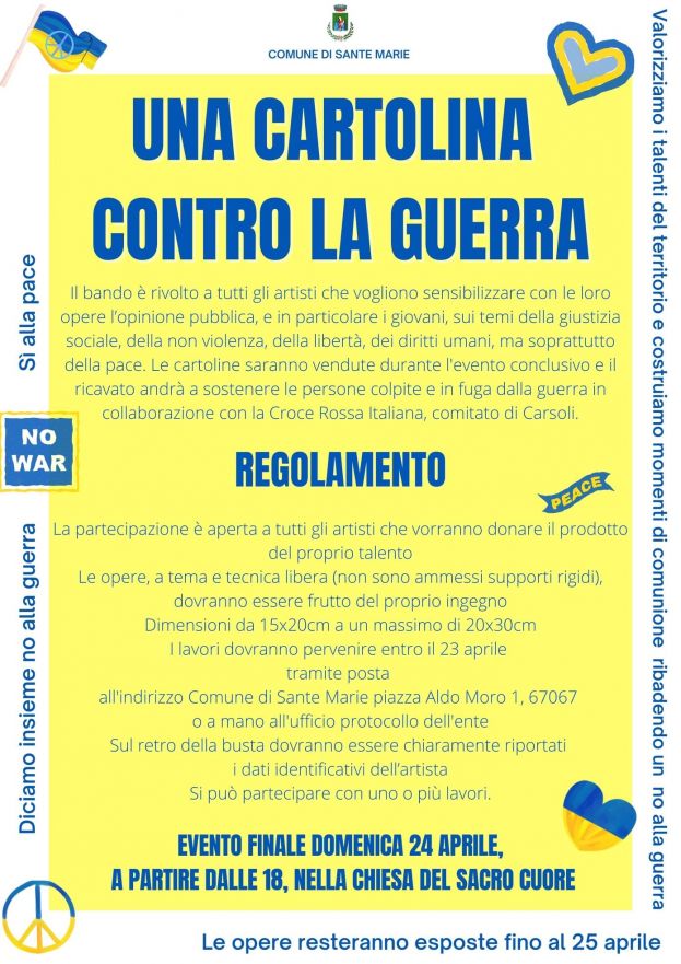 Cartolina contro la Guerra
