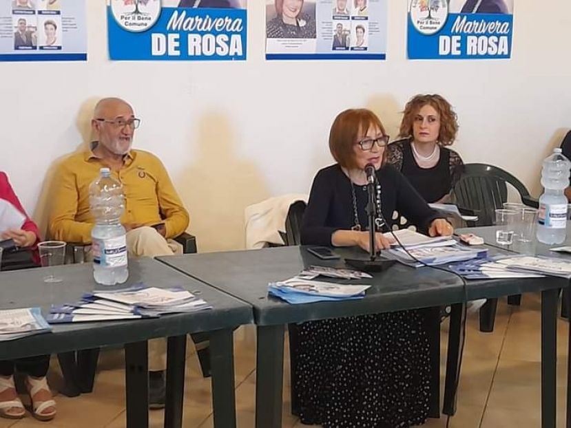 Momenti della presentazione della lista
