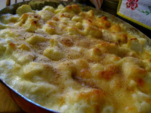 CAVOLFIORE GRATINATO AL PECORINO SARDO