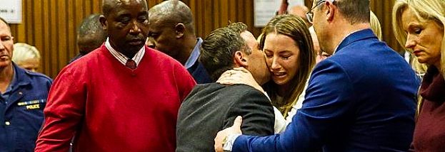 PISTORIUS CONDANNATO: 6 ANNI DI CARCERE PER L'OMICIDIO DELLA FIDANZATA REEVA
