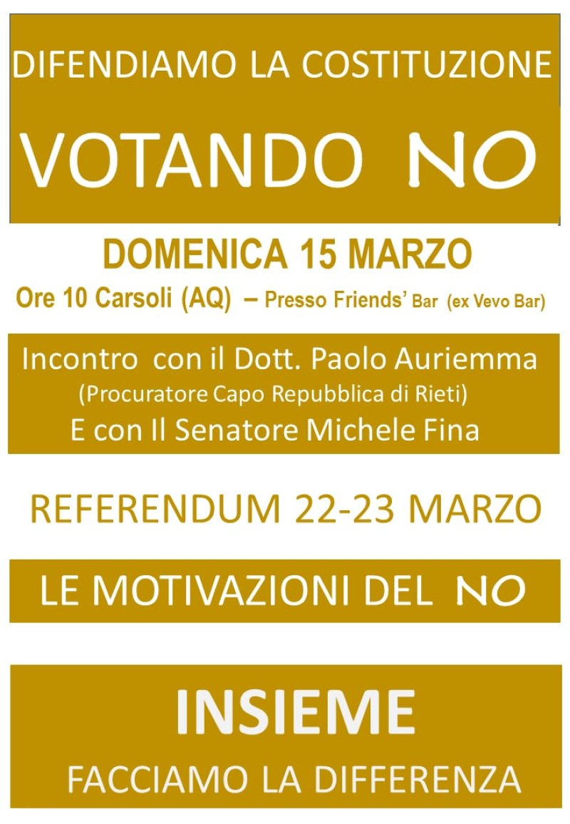 Locandina Evento