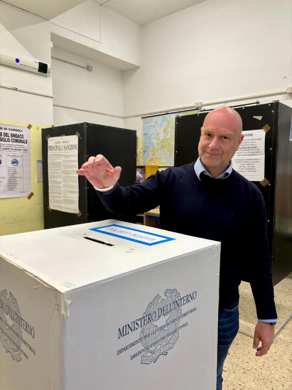 Sindaco Alessandro Marcangeli