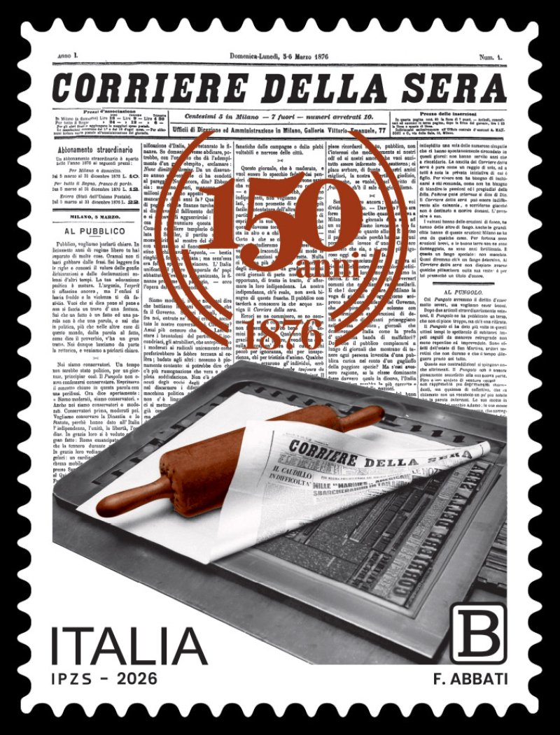 FRANCOBOLLO CORRIERE DELLA SERA