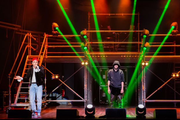 Cirano deve morire regia Leonardo Manzan_ Giusto Cucchiarini, Alessandro Bay Rossi_ Teatro Palladium_ ph Filippo Manzini