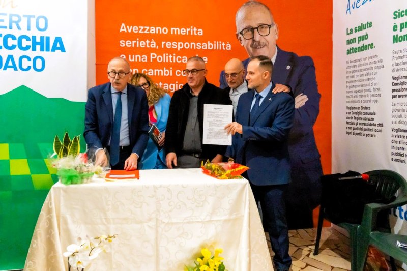 ROBERTO VERDECCHIA E IL PATTO PER AVEZZANO