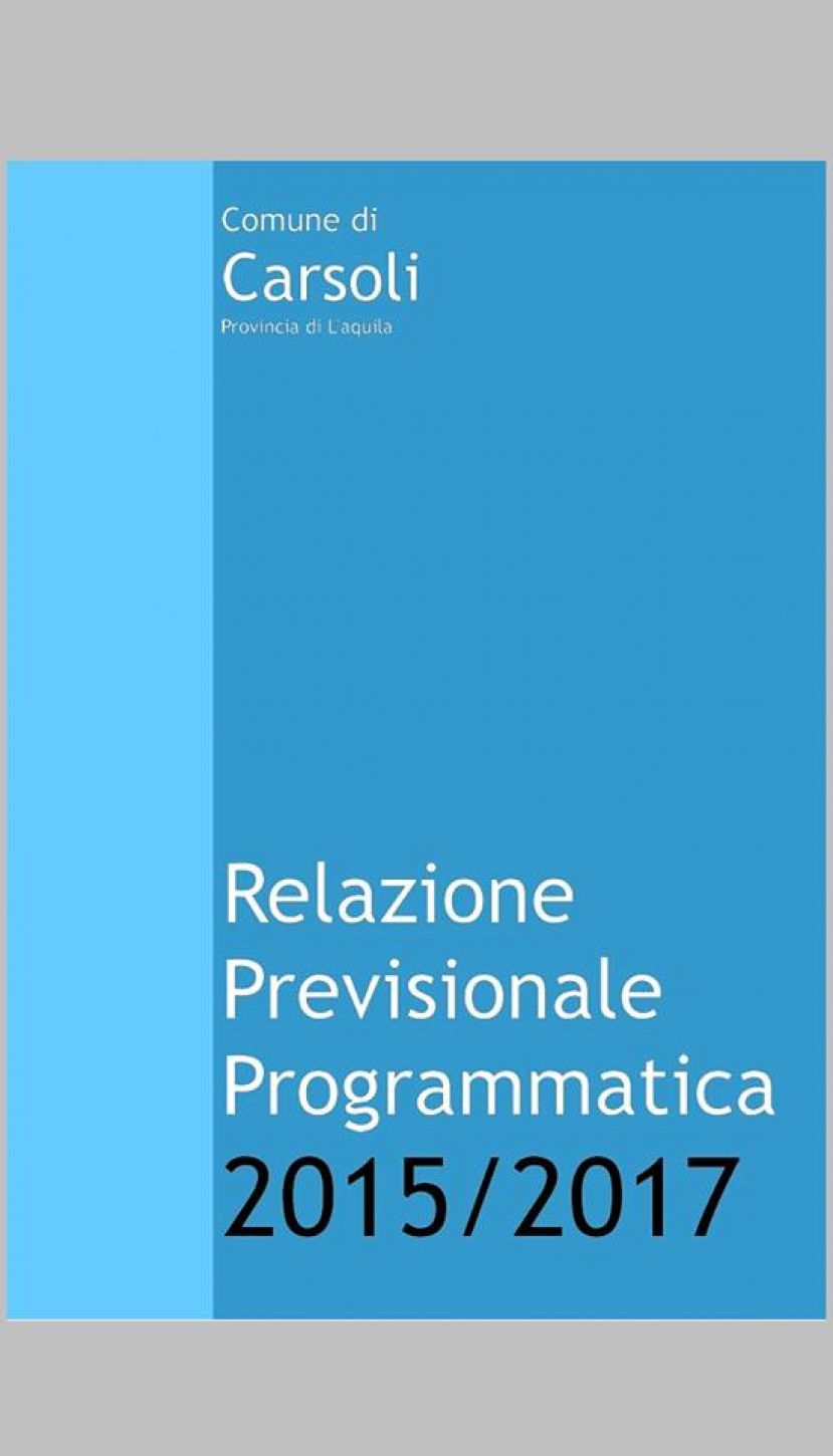 CARSOLI,"L'ARMONIZZAZIONE"