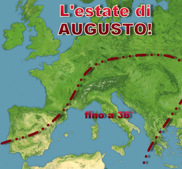 METEO:ARRIVA AUGUSTO,L'ULTIMO ANTICICLONE AFRICANO .E POI.....