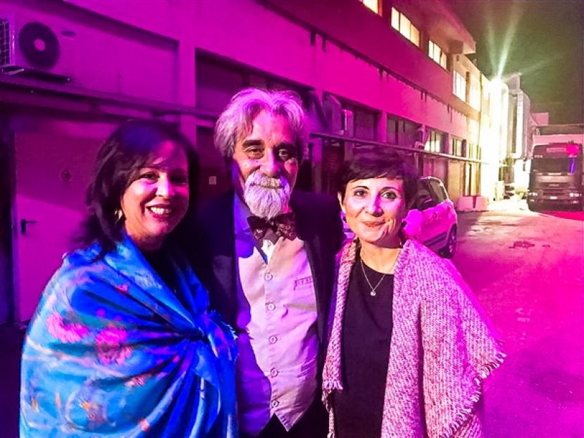 Milena Criscuolo insieme ad altri partecipanti alla trasmissione televisiva "Prodigi"