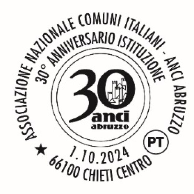 annullo filatelico_30 anni Anci Abruzzo