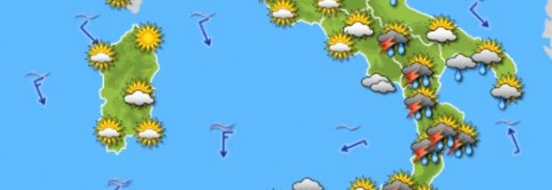 METEO,ADDIO CALDO:NEL WEEKEND ARRIVA LA 'BURRASCA DI FERRAGOSTO'