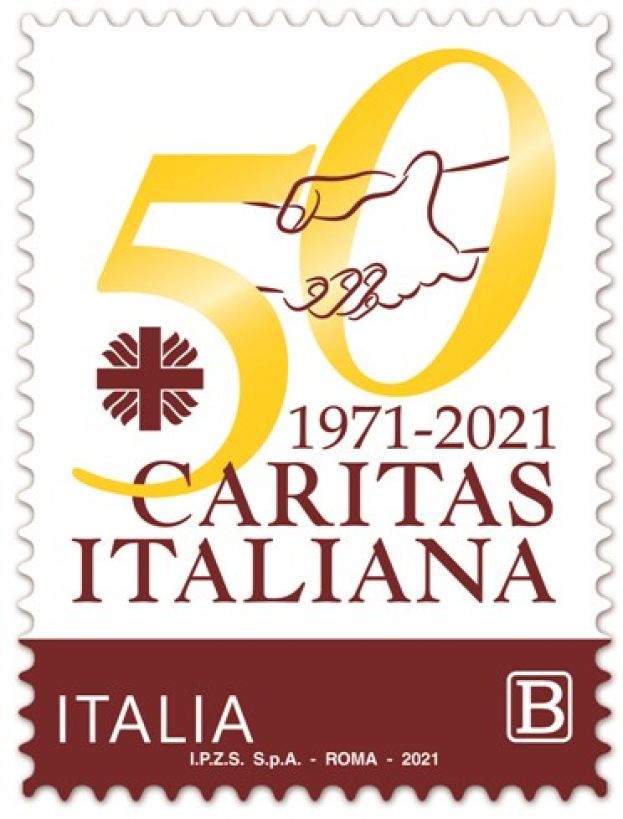 Francobollo Caritas