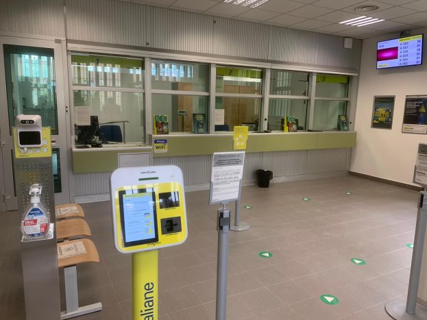 Il gestore delle attese dell'ufficio postale di Balsorano