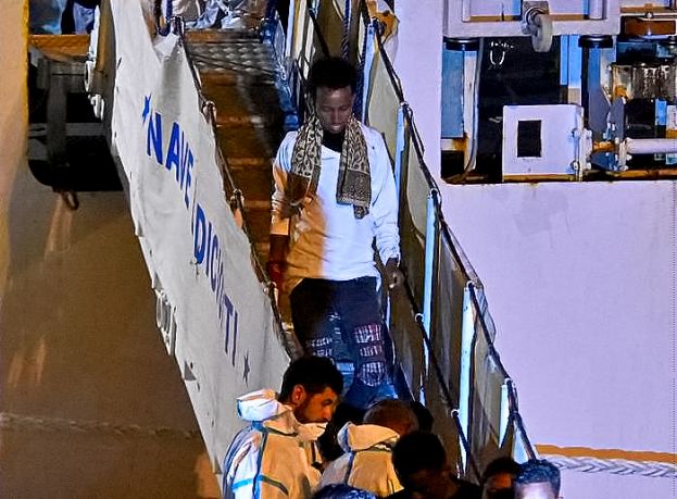 Migrante della Diciotti