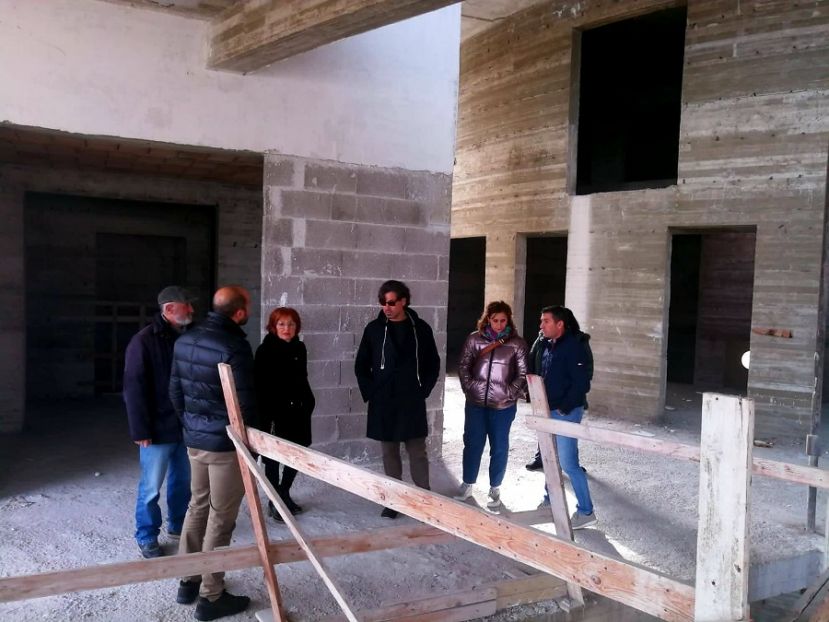 sopralluogo Pietrucci, De Rosa, vicesindaco e assessori