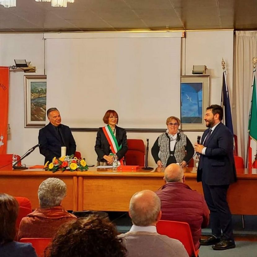Cerimonia, intervento Senatore Fina
