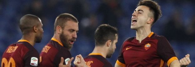 ROMA- FROSINONE 3-1 ,PJANIC FIRMA IL TRIS DOPO IL GOL DI NAINGGOLAN E IL TACCO DI EL SHAARAWY