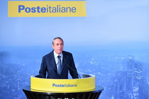 l’Amministratore Delegato di Poste Italiane Matteo Del Fante