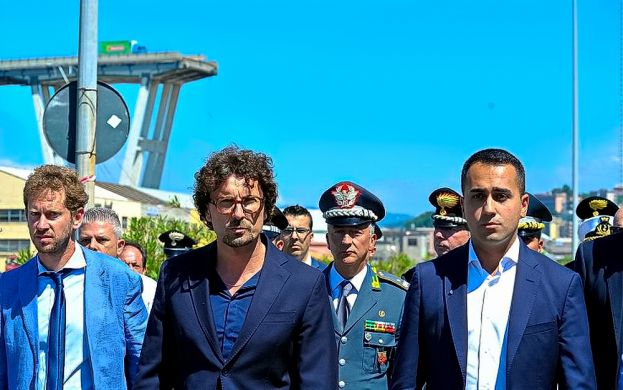 Di Maio e Toninelli a Genova