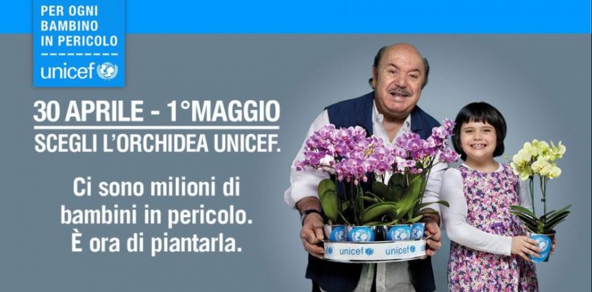 VOLONTARI UNICEF A CARSOLI IL 30 APRILE/1MAGGIO PER L'INIZIATIVA DI SOLIDARIETA' "ORCHIDEA PER I BAMBINI"