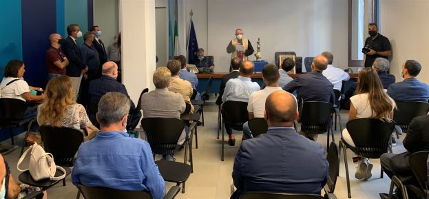 Foto visita Braccio San Matteo e Arcivescovo Bellandi Odcec Salerno 2021