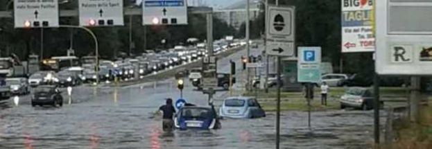 MALTEMPO A ROMA,NUOVA ALLERTA METEO PER SABATO :E' CODICE ROSSO