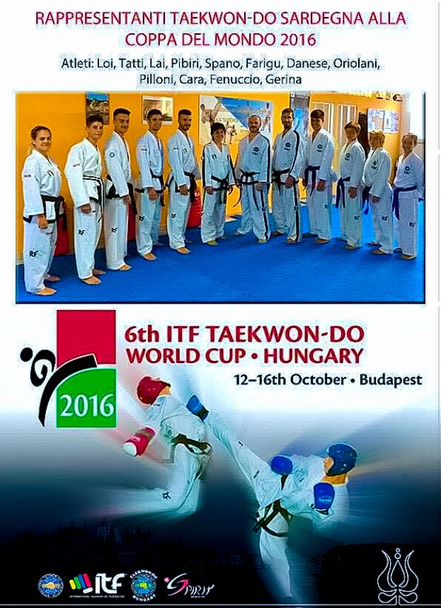 COPPA DEL MONDO DI TAEKWON-DO ITF IN UNGHERIA: GLI ATLETI SARDI CONQUISTANO UN ORO, TRE ARGENTI E DUE BRONZI