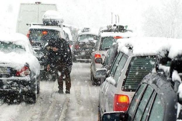 Automobilisti bloccati
