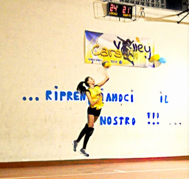 MARIA CLAUDIA MARIANI DEL VOLLEY CARSOLI CONVOCATA PER LA SELEZIONE PROVINCIALE C.Q.P.ROMA2