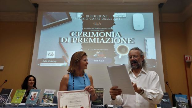 Una premiazione di S. Polidori in Italia