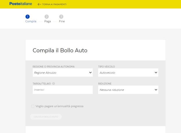 Bollo Auto Abruzzo