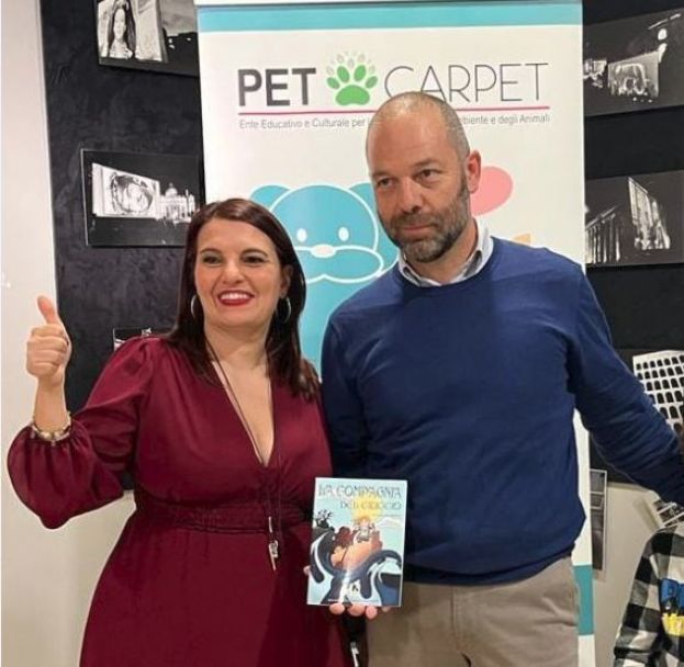Armando Iadeluca con Federica Rinaudo (Direttrice artistica)