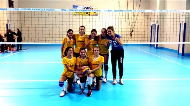 TERZA VITTORIA IN 4 GARE E 2° POSTO IN CLASSIFICA PER L'UNDER 14 DEL VOLLEY CARSOLI