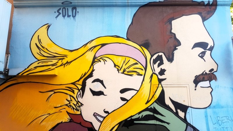 Street Art Pigneto via Fivizzano - Simart Web