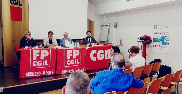 Sen. Fina e Sindacalisti