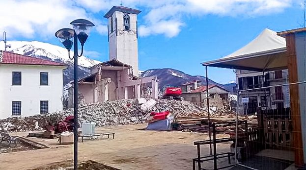 Campotosto,Macerie