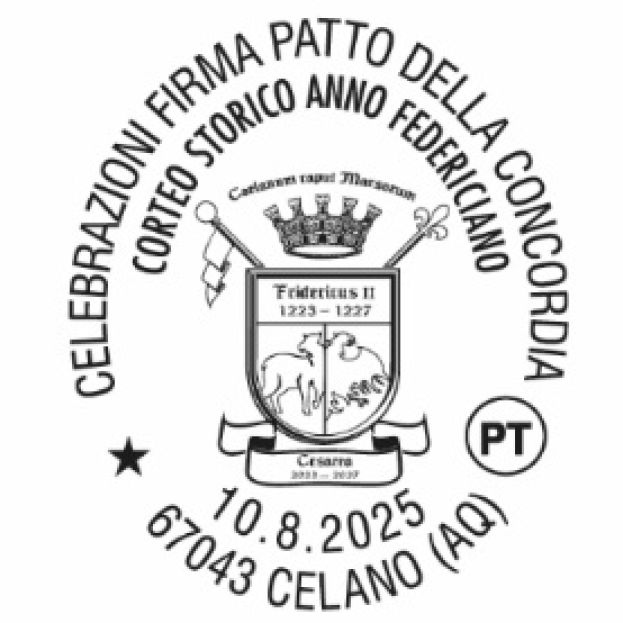 ANNULLO FILATELICO PER LE CELEBRAZIONI DEL PATTO PER LA CONCORDIA