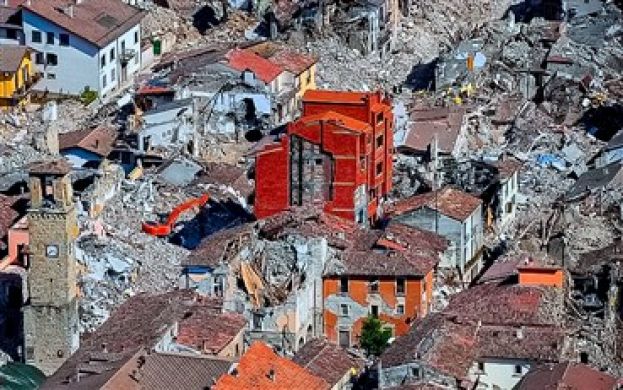 Amatrice dopo il terremoto
