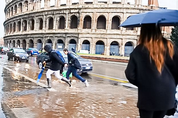 Maltempo nella capitale
