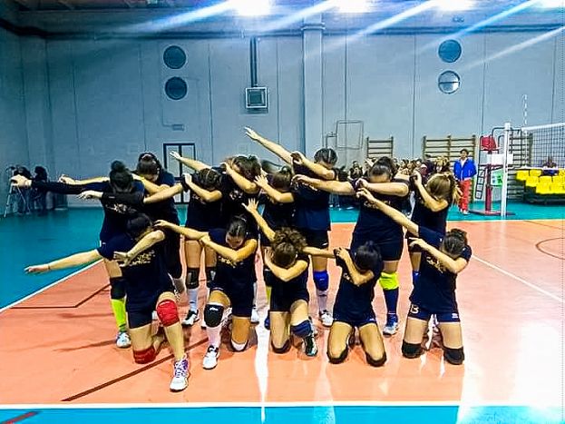 Le Pallavoliste dell'Under16 del Volley Carsoli