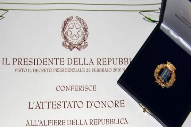Attestato D'Onore