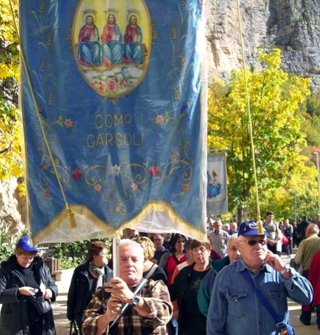 CARSOLI, RIENTRATI IN PAESE I PELLEGRINI-DEVOTI DAL SANTUARIO DELLA SS TRINITA'