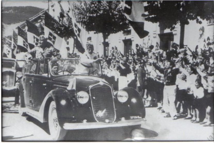 Passaggio di Benito Mussolini
