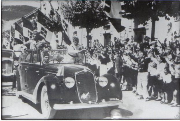 Passaggio di Benito Mussolini